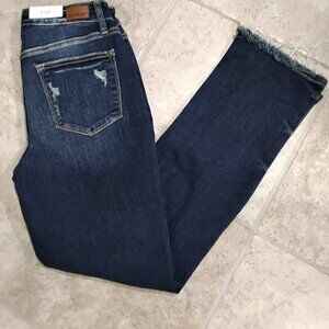 Judy blue jeans, Size 5/27 , dark wash with distressing